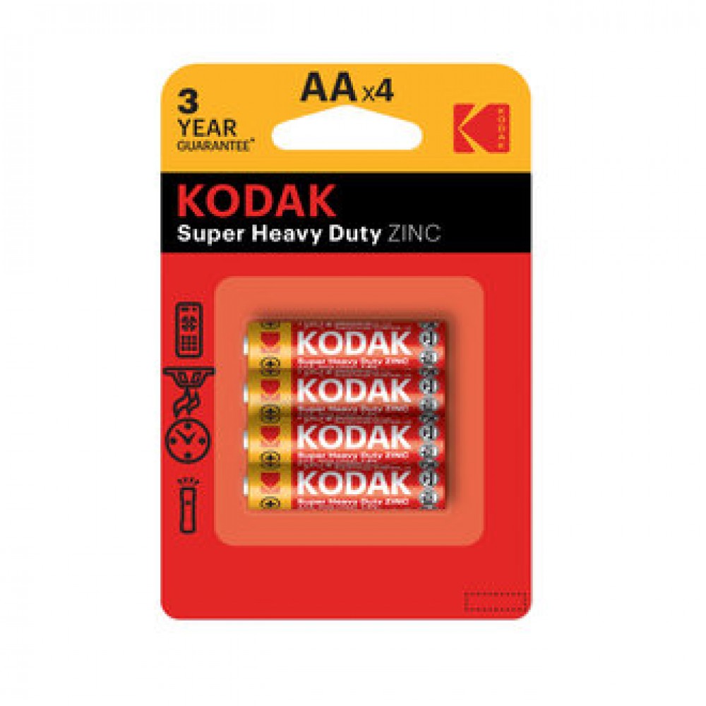 KODAK ÇİNKO KARBON BİLİSTERLİ KALEM PİL 4'LÜ